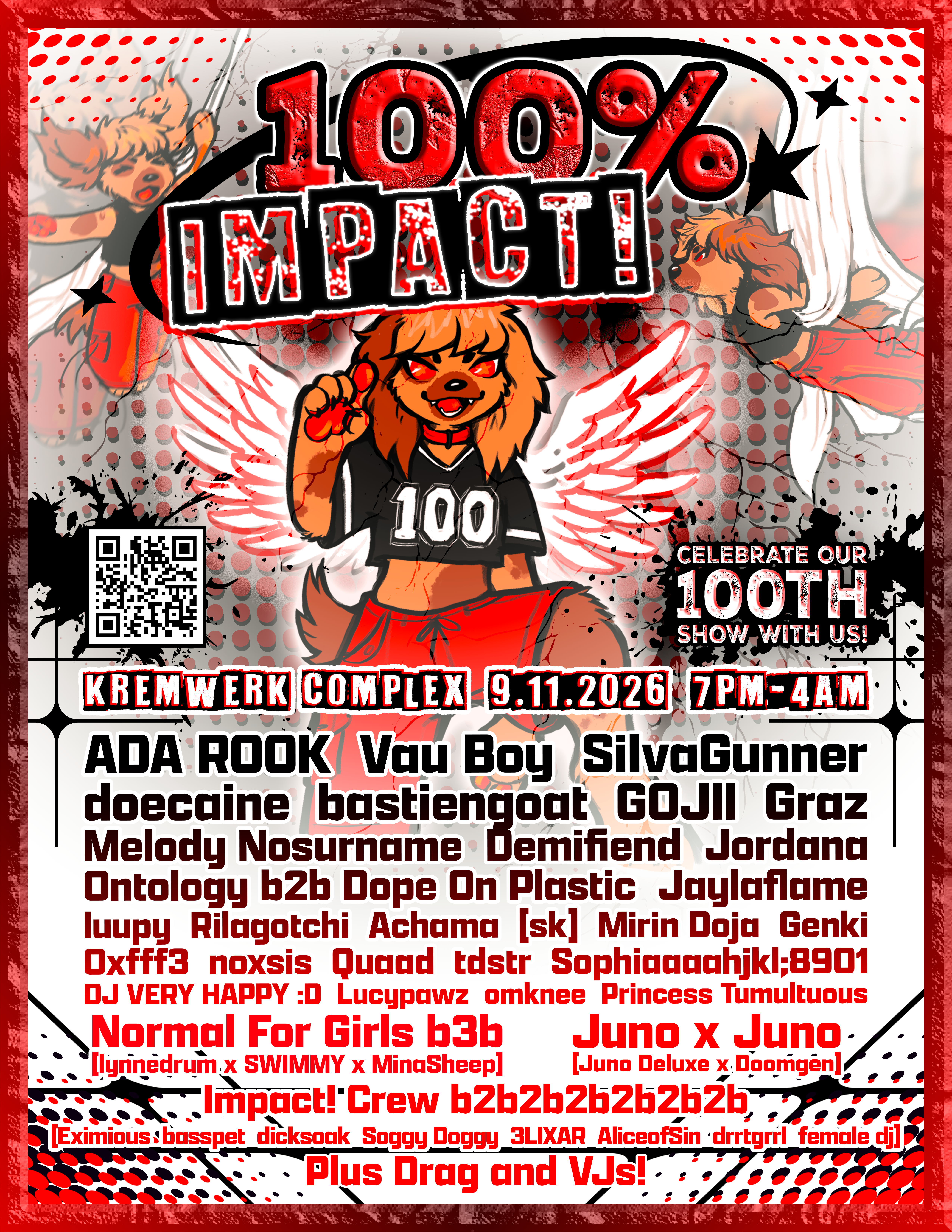 impact 100 poster