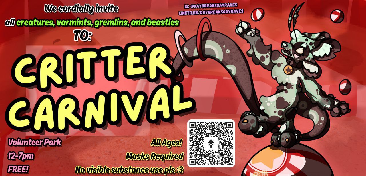 critter carnival poster